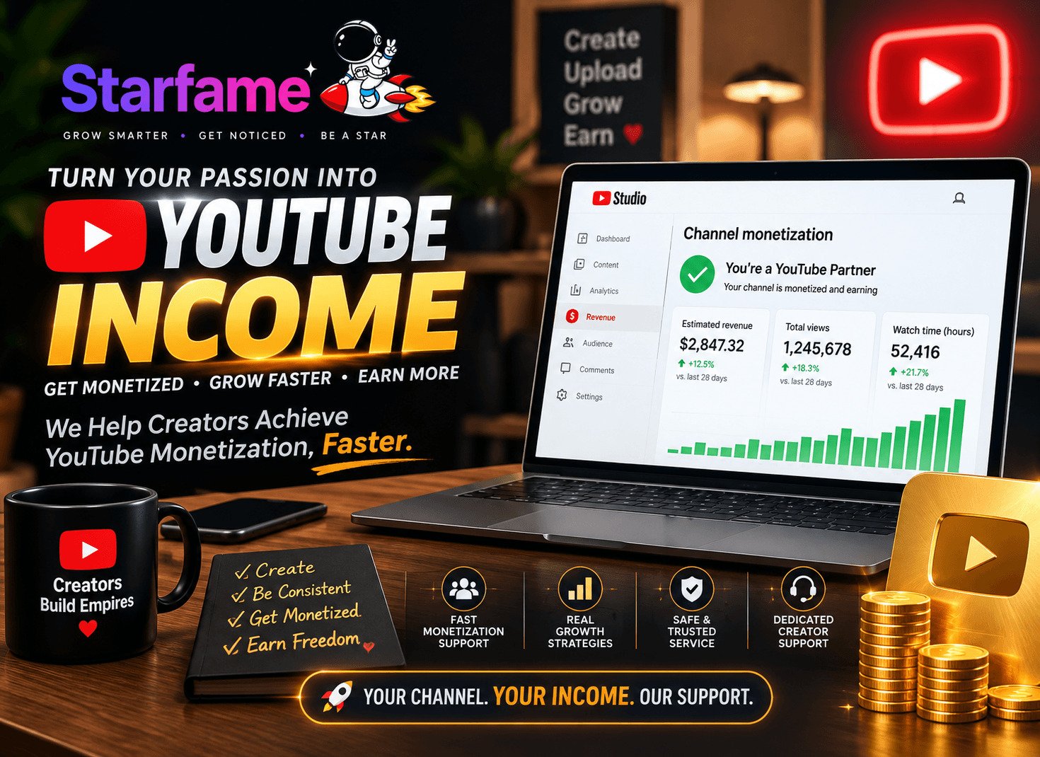 How to get YouTube monetization fast - complete guide 2026
